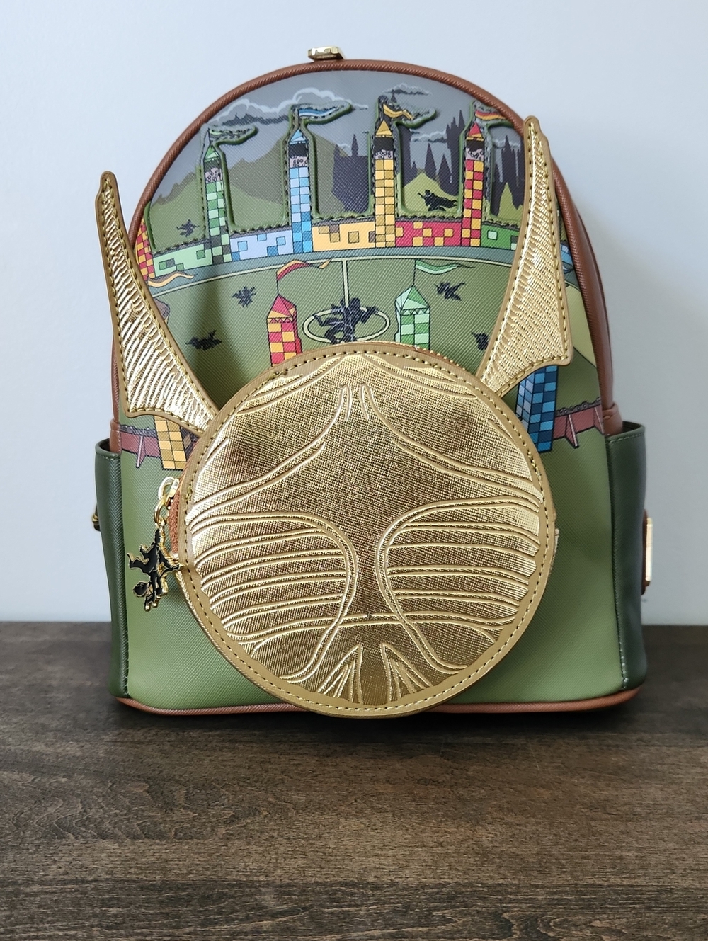 Loungefly Harry Potter Golden Snitch Mini Backpack